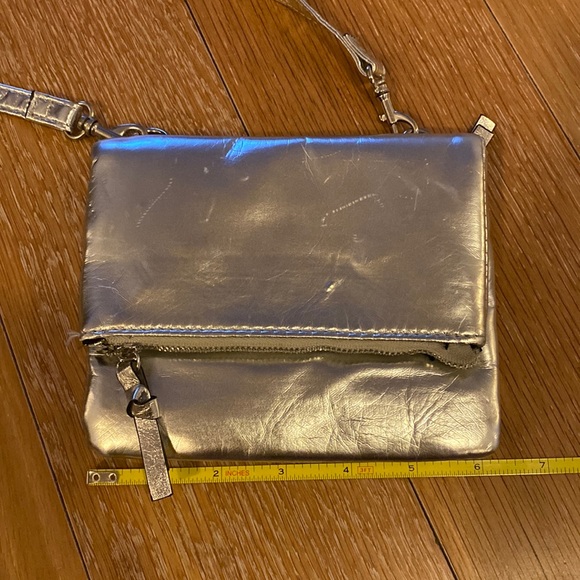 Metallic Silver Crossbody Bag - Picture 2 of 9